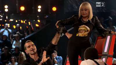 Raffaella Carrà, coach di The Voice of Italy