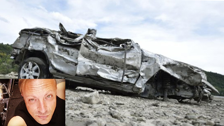 Luigi Agnelli auto sulla quale viaggiava prima di morire